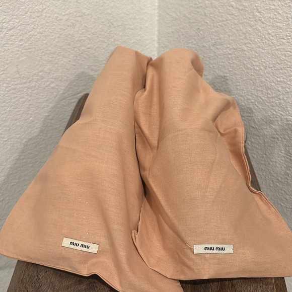 Miu Miu Vernice 2 Metallic Diamond Glitter Loafers Pumps Silver Size 38 US 7.5 - Picture 13 of 13